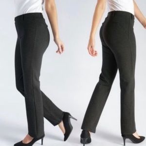 Betabrand Dress Pant Yoga Pants Straight-Leg